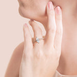 Load image into Gallery viewer, EYRE MARQUISE CUT MOISSANITE ENGAGEMENT RING
