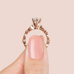 Load image into Gallery viewer, EYRE MARQUISE CUT MOISSANITE ENGAGEMENT RING