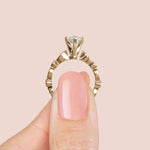 Load image into Gallery viewer, EYRE MARQUISE CUT MOISSANITE ENGAGEMENT RING