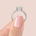Load image into Gallery viewer, EDGY BASKET CLASSIC RADIANT CUT MOISSANITE ENGAGEMENT RING