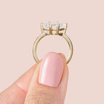 Load image into Gallery viewer, EDGY BASKET CLASSIC MARQUISE CUT MOISSANITE ENGAGEMENT RING