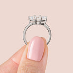 Load image into Gallery viewer, EDGY BASKET CLASSIC MARQUISE CUT MOISSANITE ENGAGEMENT RING
