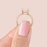 Load image into Gallery viewer, EDGY BASKET ACCENTED RADIANT CUT MOISSANITE ENGAGEMENT RING