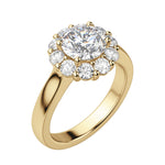 Load image into Gallery viewer, FAUN CLASSIC ROUND CUT MOISSANITE ENGAGEMENT RING