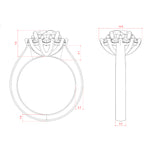 Load image into Gallery viewer, FAUN CLASSIC ROUND CUT MOISSANITE ENGAGEMENT RING