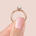 Load image into Gallery viewer, ROMA PEAR CUT MOISSANITE ENGAGEMENT RING