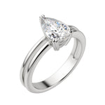 Load image into Gallery viewer, ROMA PEAR CUT MOISSANITE ENGAGEMENT RING
