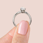 Load image into Gallery viewer, ROMA PEAR CUT MOISSANITE ENGAGEMENT RING