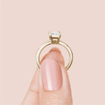 Load image into Gallery viewer, ROMA EMERALD CUT MOISSANITE ENGAGEMENT RING