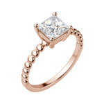 Load image into Gallery viewer, VERA PRINCESS CUT MOISSANITE ENGAGEMENT RING