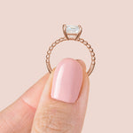 Load image into Gallery viewer, VERA PRINCESS CUT MOISSANITE ENGAGEMENT RING