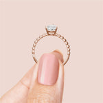 Load image into Gallery viewer, VERA PEAR CUT MOISSANITE ENGAGEMENT RING