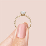 Load image into Gallery viewer, VERA PEAR CUT MOISSANITE ENGAGEMENT RING