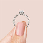 Load image into Gallery viewer, VERA PEAR CUT MOISSANITE ENGAGEMENT RING