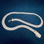 Load image into Gallery viewer, 12MM VVS ROUND MOISSANITE DIAMOND CUBAN LINK CHAIN