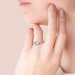 Load image into Gallery viewer, EDGY CLASSIC RADIANT CUT MOISSANITE ENGAGEMENT RING