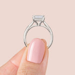 Load image into Gallery viewer, EDGY CLASSIC RADIANT CUT MOISSANITE ENGAGEMENT RING
