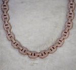 Load image into Gallery viewer, 14 MM 20 INCHES VVS ROUND MOISSANITE DIAMOND CUBAN LINK CHAIN S925 RAPPER CHAIN