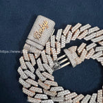 Load image into Gallery viewer, 14 MM HOT SALE HIP-HOP STYLE ICED OUT 925 MOISSANITE MIAMI CUBAN CHAIN