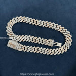Load image into Gallery viewer, 14 MM HOT SALE HIP-HOP STYLE ICED OUT 925 MOISSANITE MIAMI CUBAN CHAIN