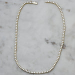 Load image into Gallery viewer, 14K GOLD 3MM MOISSANITE DIAMOND TENNIS NECKLACE