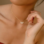 Load image into Gallery viewer, 14K GOLD MARQUISE SHAPED MOISSANITE DIAMOND NECKLACE