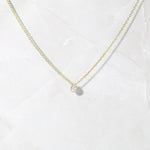 Load image into Gallery viewer, 14K GOLD PEAR SHAPED MOISSANITE DIAMOND SOLITAIRE PENDANT NECKLACE