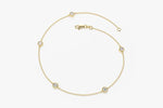 Load image into Gallery viewer, 14K SOLID GOLD DAINTY YARD BRACELET