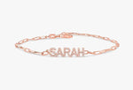 Load image into Gallery viewer, 14K SOLID GOLD LINKING CUSTOM NAME BRACELET