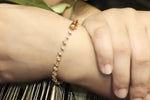 Load image into Gallery viewer, 14K SOLID GOLD PEAR/MARQUISE TENNIS BRACELET