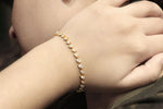Load image into Gallery viewer, 14K SOLID GOLD PEAR/MARQUISE TENNIS BRACELET