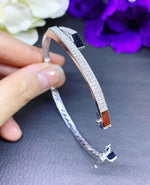 Load image into Gallery viewer, 14K SOLID GOLD STACKABLE DESIGNER BRACELET