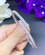 Load image into Gallery viewer, 14K SOLID GOLD STACKABLE DESIGNER BRACELET