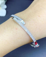 Load image into Gallery viewer, 14K SOLID GOLD STACKABLE DESIGNER BRACELET