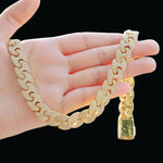 Load image into Gallery viewer, 14MM VVS MOISSANITE 925 STERLING SILVER CUBAN LINK HIP HOP CHAIN