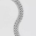 Load image into Gallery viewer, 15MM ROUND AND BAGUETTE MOISSANITE DIAMOND CUBAN LINK ICED OUT CHAIN