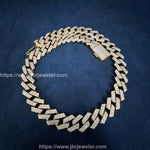 Load image into Gallery viewer, 15MM VVS ROUND MOISSANITE HIP HOP ICED OUT MIAMI CUBAN CHAIN