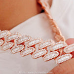 Load image into Gallery viewer, cuban link chain rose gold