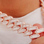 Load image into Gallery viewer, rose gold cuban link chain