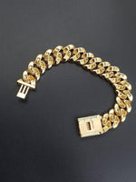 Load image into Gallery viewer, 18 MM VVS MOISSANITE DIAMOND CUBAN LINK HIP HOP MIAMI CUBAN ICED OUT BRACELET