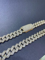 Load image into Gallery viewer, men's cuban link gold chain