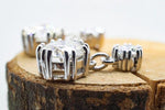 Load image into Gallery viewer, 2.60 TCW ROUND CUT MOISSANITE SIX PRONG DANGLE DROP EARRING