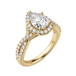 Load image into Gallery viewer, LUSH PEAR CUT MOISSANITE ENGAGEMENT RING