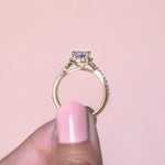 Load image into Gallery viewer, LUSH PEAR CUT MOISSANITE ENGAGEMENT RING