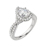 Load image into Gallery viewer, LUSH PEAR CUT MOISSANITE ENGAGEMENT RING