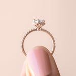 Load image into Gallery viewer, SORA MARQUISE CUT MOISSANITE ENGAGEMENT RING
