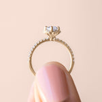 Load image into Gallery viewer, SORA MARQUISE CUT MOISSANITE ENGAGEMENT RING