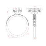 Load image into Gallery viewer, SORA MARQUISE CUT MOISSANITE ENGAGEMENT RING