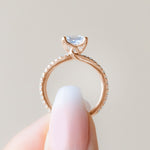 Load image into Gallery viewer, RAIA PRINCESS CUT MOISSANITE ENGAGEMENT RING