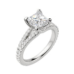 Load image into Gallery viewer, RAIA PRINCESS CUT MOISSANITE ENGAGEMENT RING
